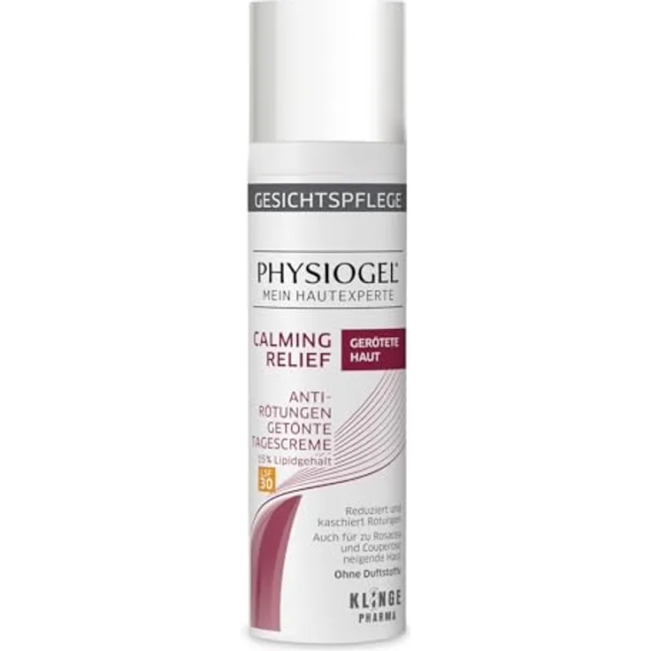 Physiogel Calming Relief Anti-Rötungen Tagescreme LSF30 - Gesichtscreme mit Ceramiden und UV-Schutz - 40 ml
