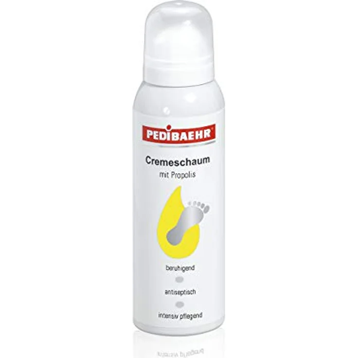 Pedibaehr Cremeschaum mit Propolis, 125ml zur Regeneration verhornter und rissiger Haut – Bild 1