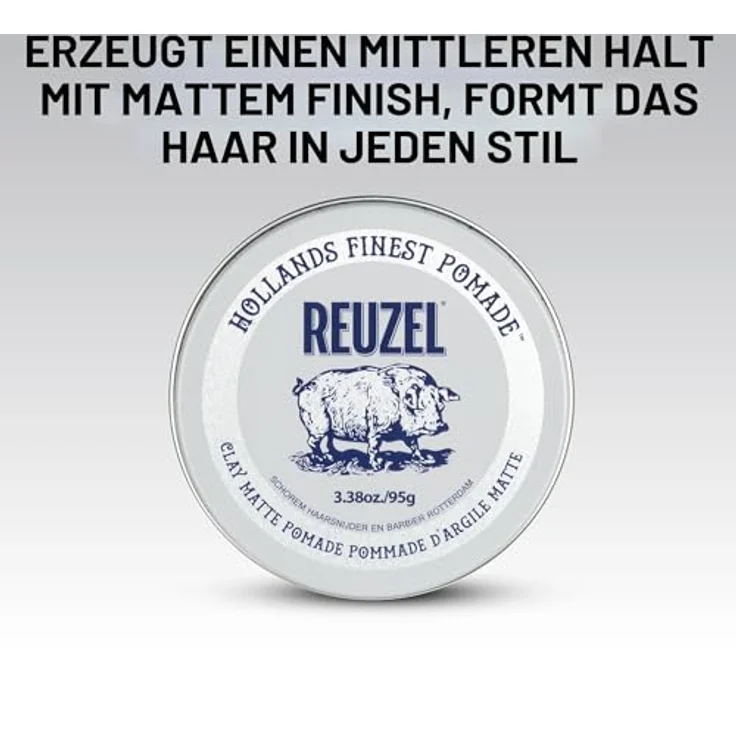 REUZEL Matte Clay Pomade 2026 Road Trip Set, 95g + 35g, limitierte Edition für Haarstyling – Bild 5