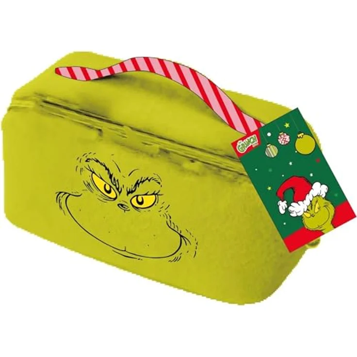 Cerda The Grinch Kulturtasche, Kosmetiktasche aus 100 % Polyester für Reisen & Alltag, humorvolles Design – Bild 2