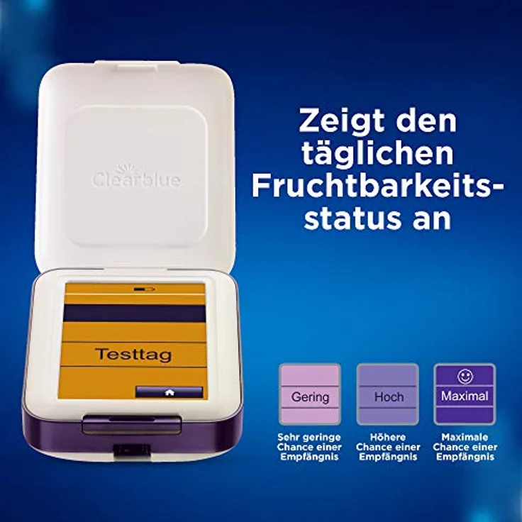 Clearblue Kinderwunsch Fertilitätsmonitor: Zykluscomputer für Eisprung - Preisvergleich – Bild 8