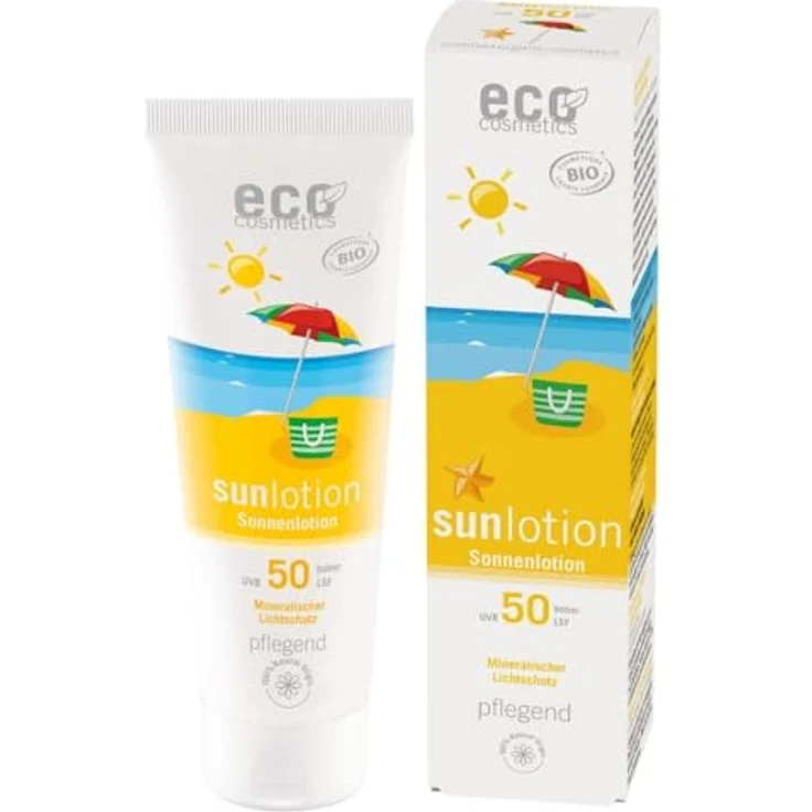 eco cosmetics Sonnenlotion LSF 50 125ml – Bild 2
