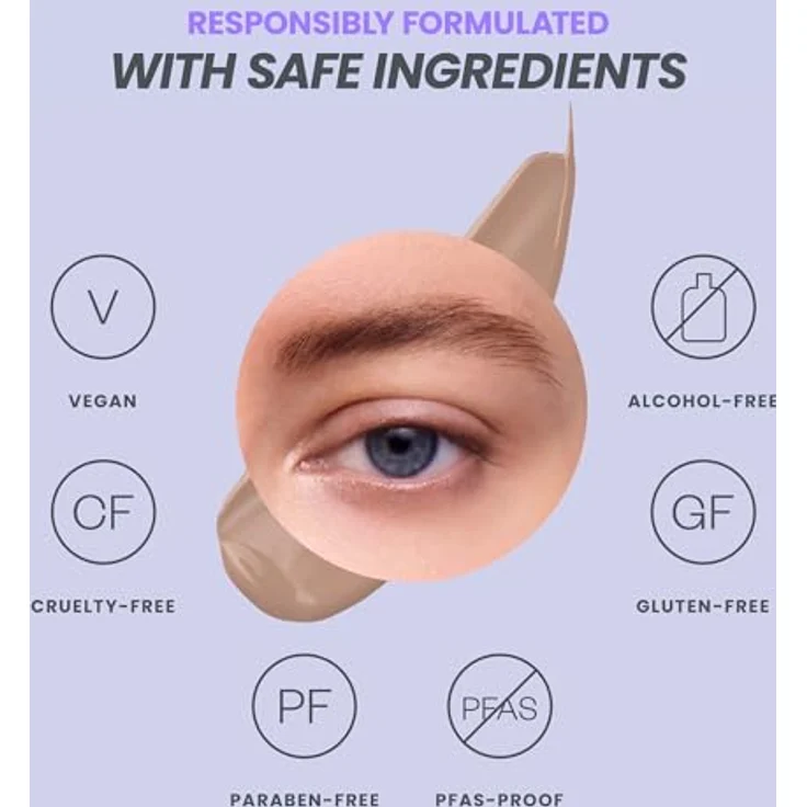 WONDERSKIN Wonder Blading Brow Stain & Go Masque, Langanhaltendes Augenbrauen-Gel, Farbton Blonde, 3,29 ml, wasserfest, vegan – Bild 5