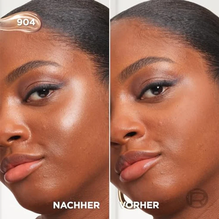L'Oréal Paris Perfect Match Lumi Glotion, Flüssiger Highlighter mit Glycerin und Sheabutter, Natural Glow Enhancer, 904 Deep Glow, 40 ml – Bild 2