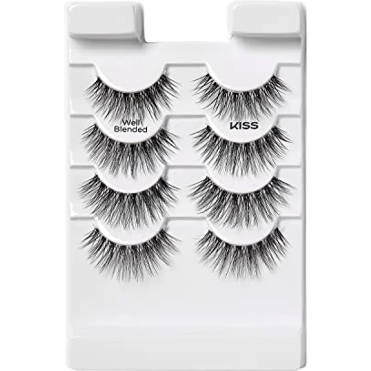 KISS My Lash But Better Multipack, künstliche Wimpern mit natürlichem Volumen und Länge, vegan – Bild 2