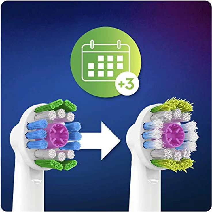 Oral-B 3D White Ersatzbürsten mit CleanMaximiser Technologie 5er-Pack – Bild 5