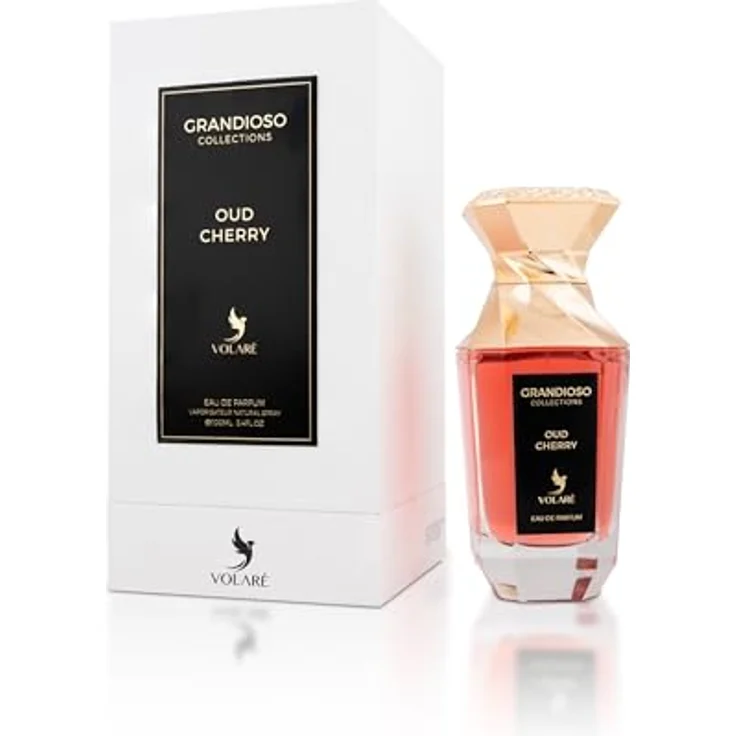 VOLARÉ Grandioso Collection Oud Cherry Eau de Parfum 100 ml – Fruchtig-Orientalisch Unisex Duft mit Kirsche, Rose & Leder | Langanhaltend – Bild 1