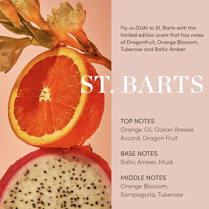 Ouai Body Crème St. Barts, Unisex Körperlotion mit Drachenfrucht, Orangenblüte und Tuberose, 212 g, schnell einziehende Textur, tierversuchsfrei – Bild 4