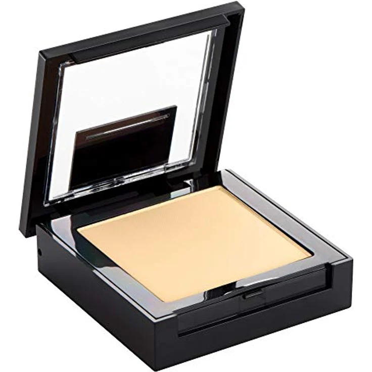 Maybelline Fit Me! Matte + Poreless Puder, 9 g, hellbeige 250 - Mattiert und fixiert Makeup, mit integriertem Spiegel und Schwämmchen – Bild 2
