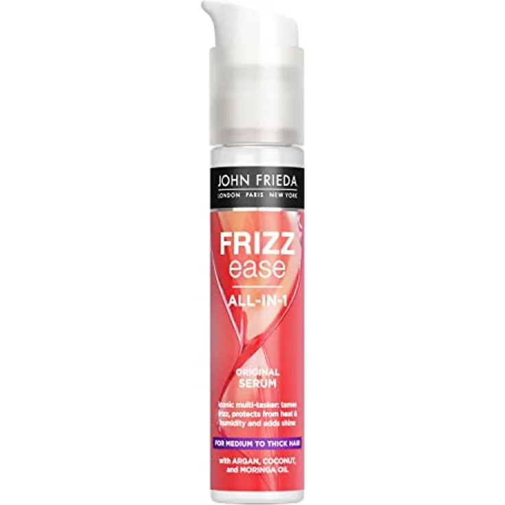 John Frieda Frizz Ease Original, glättendes Serum für strapaziertes Haar, 50 ml, seidige Geschmeidigkeit – Bild 3