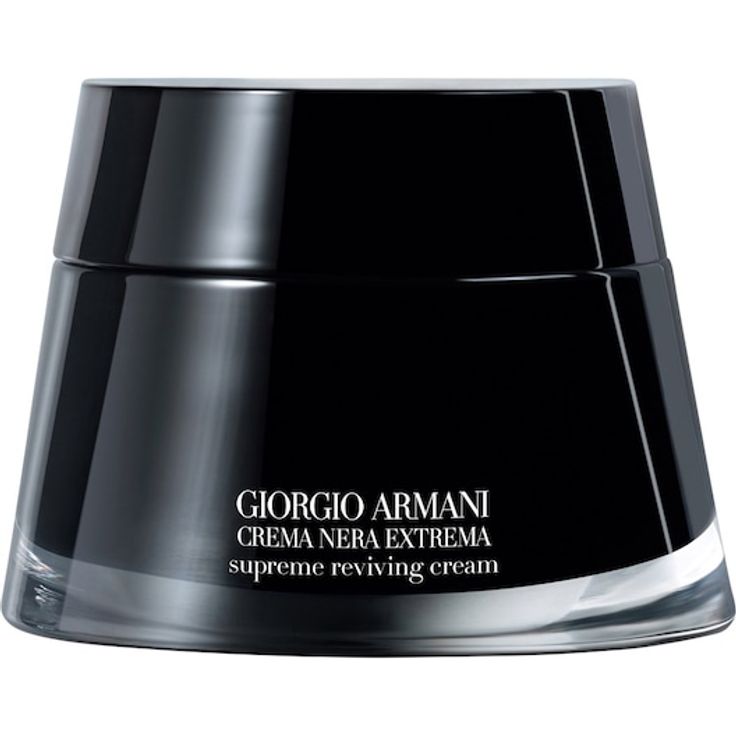 Armani Crema Nera Supreme Reviving Cream, Anti-Aging-Gesichtspflege für Damen, 50 ml – revitalisierend mit 24h Feuchtigkeitspende und glättender Gel-in-Creme-Textur