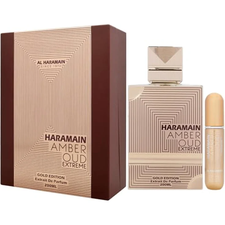 Al Haramain Amber Oud Gold Edition Extreme, Uni Arabisches Parfüm für Damen und Herren, langanhaltendes Bernstein-Kölnd, 187 ml – Bild 4