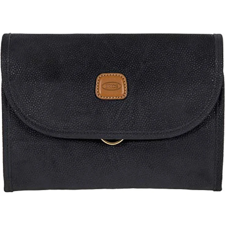 Brics, Necessaire, Life - Necessaire Trifold, Blau, 3 l, Veloursleder-Effekt, pflanzlich gegerbtes Toskana-Leder – Bild 1