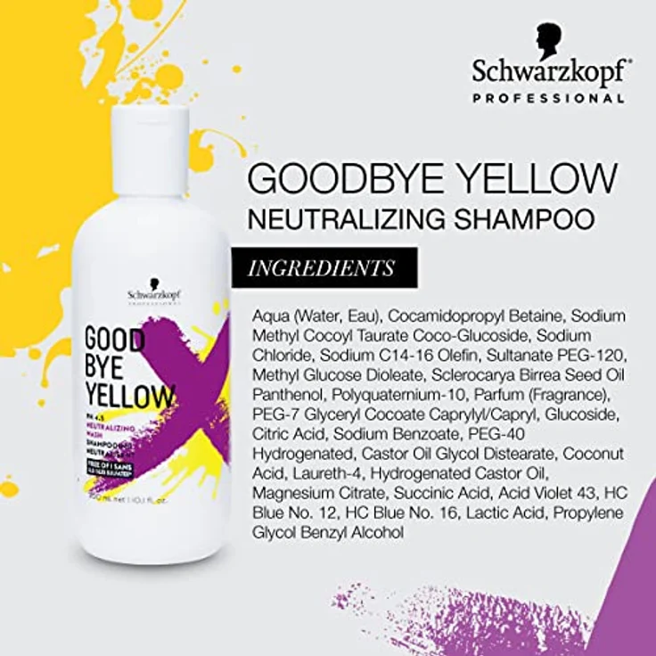 Goodbye Yellow Shampoo 1000 ml – Bild 4