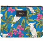 Wouf Kulturbeutel 21 cm, Beauty Case aus 100% PET in petrol, kompakt und leicht