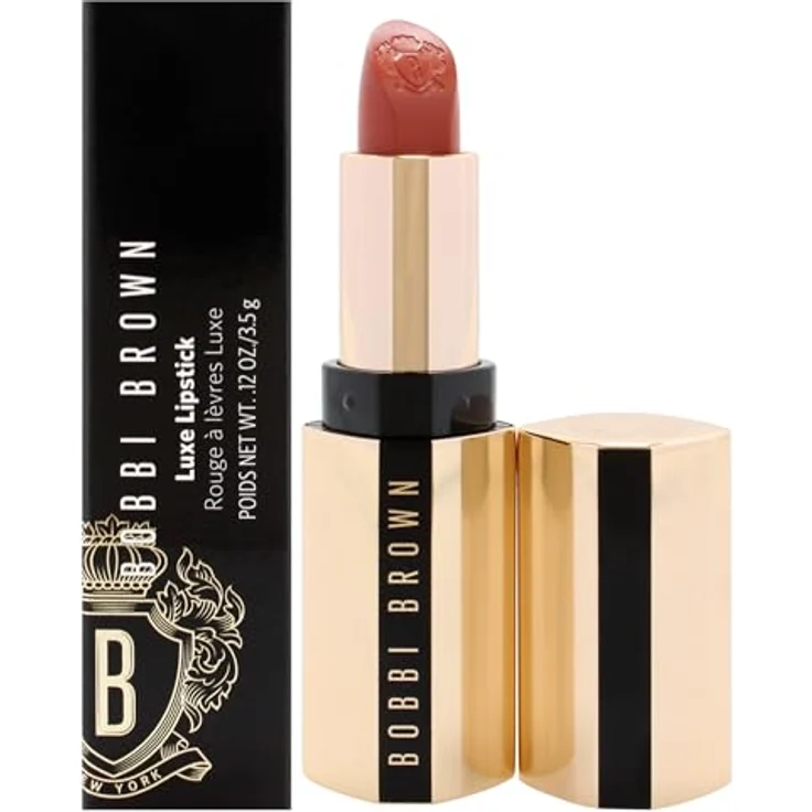Bobbi Brown Luxe Lipstick, Lippenstift 3,5 g in AFTERNOON TEA 64, satinierte Finish, pflegende Formel mit Blumenextrakten – Bild 1