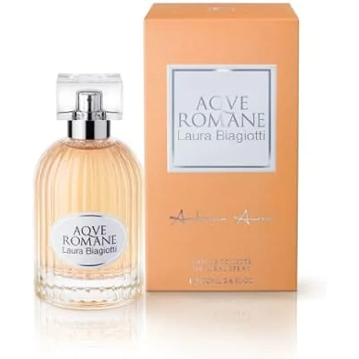 Laura Biagiotti LB AQVE ROMANE AMBROSIA AUREA EDT 100 ML, Damenduft mit Noten von Narzisse und Vanille-Orange – Bild 2