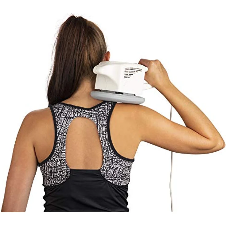 Maspo Vibramat 917275 Großflächen-Massagegerät 3 Massageaufsätze Vibrationsmassage 2 Stufen inkl. Transporttasche – Bild 5