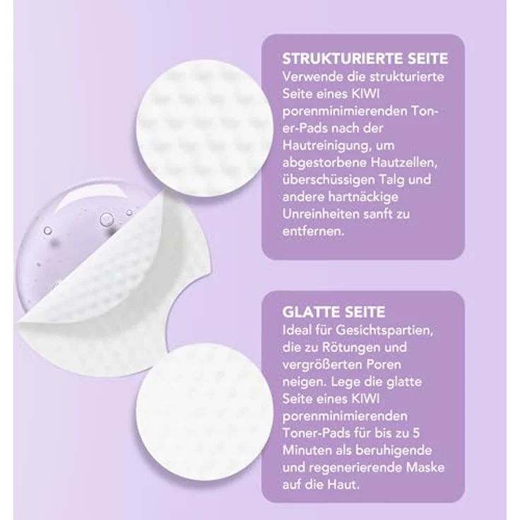 Foreo Pore Minimizing Toner Pads, Gesichtsreinigungsset für Damen mit natürlicher Formel, 120 g – Bild 3