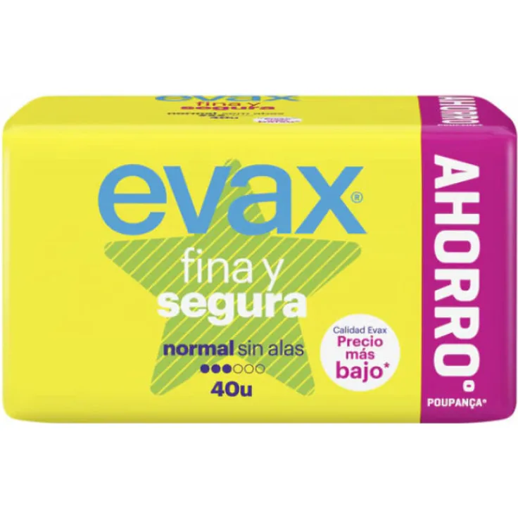 Evax Fina Segura Normal Sanitary Towels 40 Stück