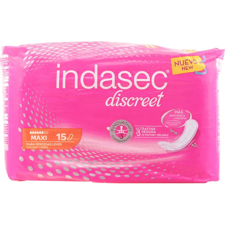 Indasec Compresses Incontinence Maxi 15 Stück