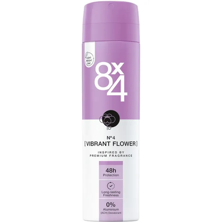 8x4 No.4 Vibrant Flower Deodorant Spray 150 ml
