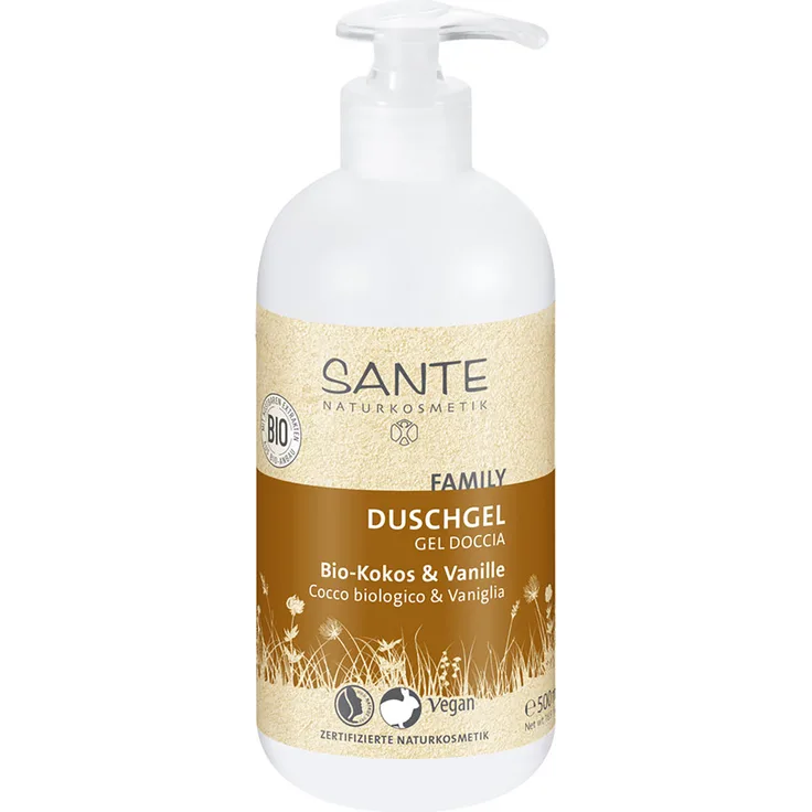 Sante Bio-Kokos & Vanille Duschgel 500 ml