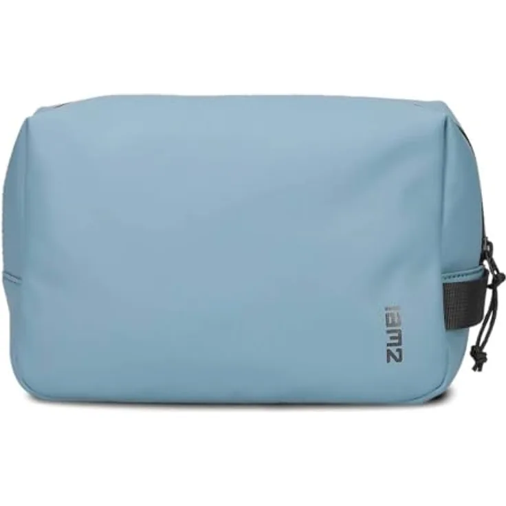 Zwei Kulturbeutel Necessaire CAN50 Sky, Kosmetiktasche mit großem Stauraum, wasserabweisendem Material, hellblau