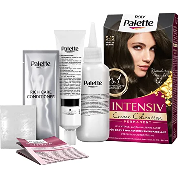 Poly Palette Kühles Braun 600 Intensiv Creme Coloration 115 ml – Bild 6