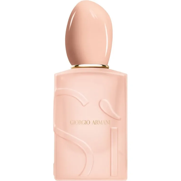 Armani Sì Nude Bloom Eau de Parfum, blumiger Chypre-Duft, 50 ml, nude-pink Flakon