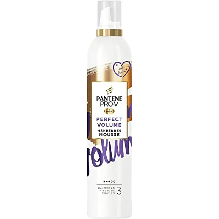 Pantene Pro-V Perfect Volume, 200ml Nährende Mousse mit Biotin und Hitzeschutz für volles Haar
