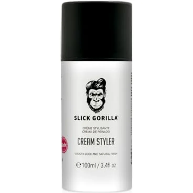 Slick Gorilla Creme-Styler, vielseitiger Haarstyler für natürliche Looks, 100ml/3.38fl oz, vegan und grausamkeitsfrei