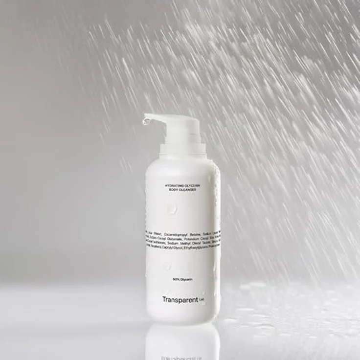 Transparent Lab Hydrating Glycerin Body Cleanser 400 ml, feuchtigkeitsspendendes Duschgel mit 50 % Glycerin für hydratisierte und strahlende Haut – Bild 2