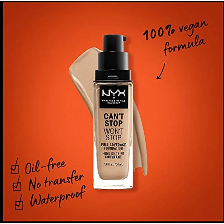 NYX Professional Make-up Can't Stop Won't Stop Buff 30 ml – Bild 2