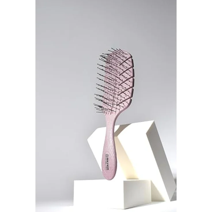 Beter Skelett-Haarbürste aus Weizenfasern, Ziepfreie Entwirrungsbürste für alle Haartypen, nachhaltig und ergonomisch – Bild 3