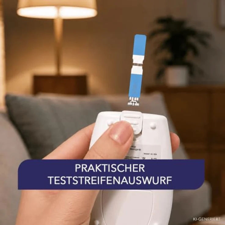 IEA Medical Blutzucker-Teststreifen für AC-309, 50-tlg., klinisch verifiziert, für Diabetes- und Glukoseüberwachung – Bild 7