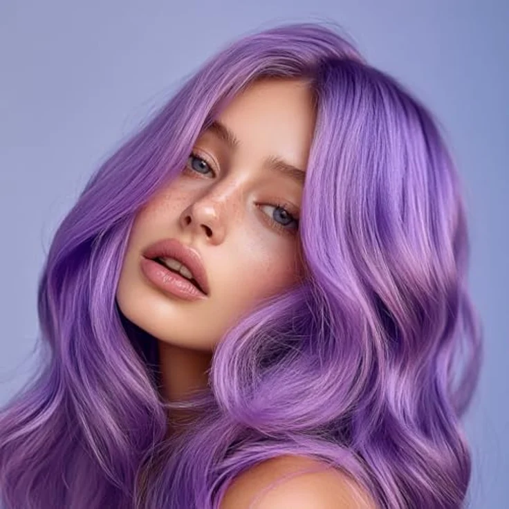 GK Hair Bombshell Masque Farbmaske für blonde Haare, Farbe Lavender, 200 g, professionelle Auswaschbare Haarfarbe – Bild 3