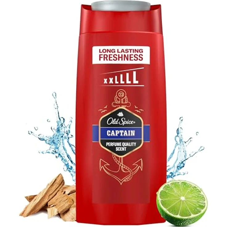 Old Spice Captain 3-in-1 Duschgel & Shampoo für Männer, 675 ml, mit erfrischendem Schaum und Zitrusnoten – Bild 3