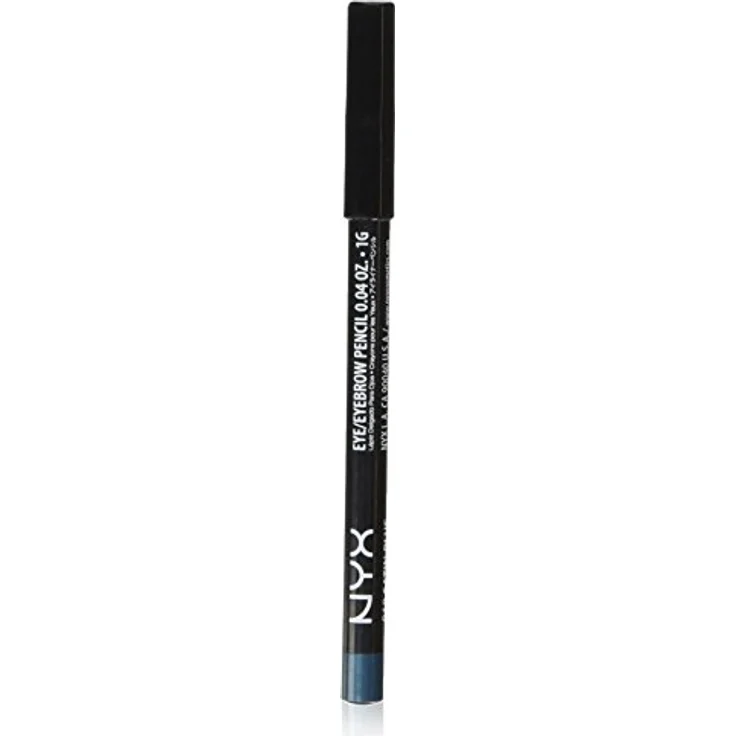 NYX Professional Makeup Eye and Eyebrow Pencil Präziser Eyeliner Farbton 910 Satin Blue, 1.2 g - Intensivfarbiger, abriebfester Eyeliner für präzise Linien – Bild 1