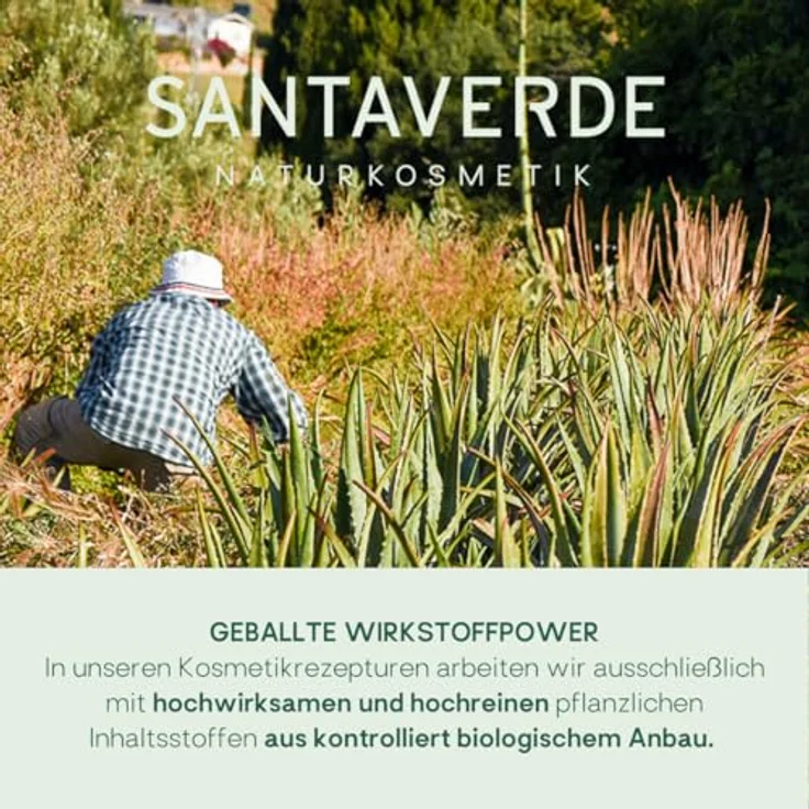 Santaverde Aloe Vera Creme Medium ohne Duft 30 ml Tagespflege – Bild 9