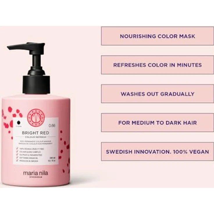 Maria Nila Colour Refresh Bright Red 0.66 300 ml – Bild 2