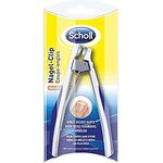 Scholl Fußnagelknipser Nagel-Clip, rostfreier Edelstahl mit innovativem Hebelsystem und gepolstertem Griff