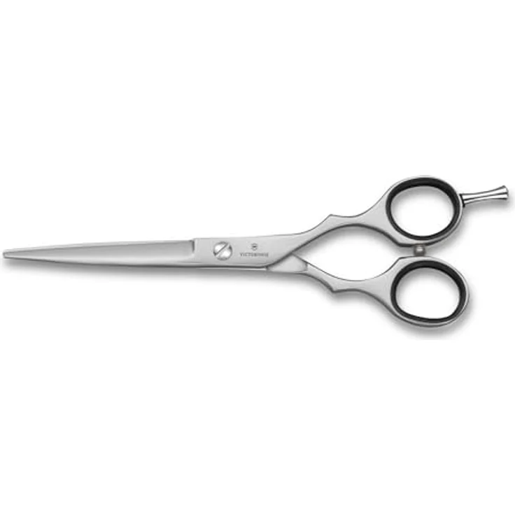 Victorinox Coiffeurschere, Friseurschere, 15 cm, Extra scharf, rostfreie Stahlklingen, mit Fingerstütze, Silber – Bild 3