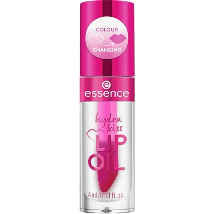 essence cosmetics hydra kiss LIP OIL, Lipgloss, Nr. 06, Transparent, feuchtigkeitsspendend, pflegend, mit Ölen, glänzend, vegan (4ml) – Bild 1