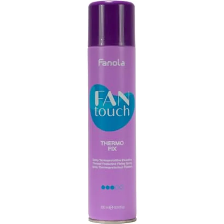 Fanola FAN touch Fixationsspray für thermische Umformung von Haaren, Hitzeschutz mit starkem Halt, 300 ml – Bild 1