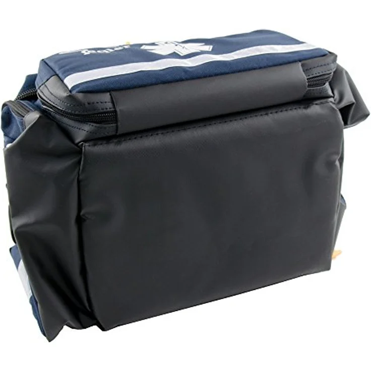 Teqler T-131063BL Rettungstasche Lüttich, wasserabweisendes Nylon, klein, 43 x 21 x 27 cm, mit gepolsterten Tragegriffen und reflektorierenden Streifen – Bild 3