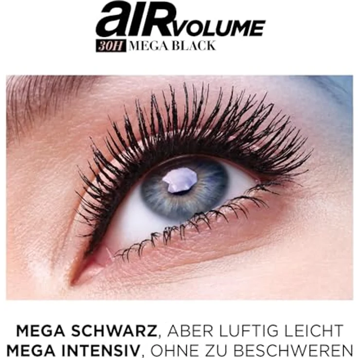 L'Oréal Air Volume 30H Mega Black Mascara 9.4 ml Nr. 0 - schwarz – Bild 6