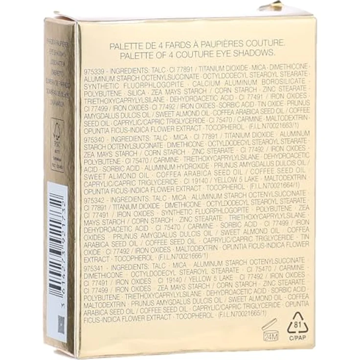 YVES SAINT LAURENT Couture Mini Clutch Eyeshadow Palette - 600 Spontini Lilies 4 g, Lidschatten Palette – Bild 3