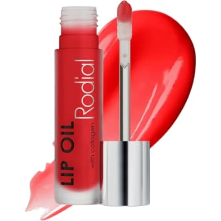 Rodial Plumping Collagen Lip Oil Cherry 4 ml, Vegan Lippenöl mit Macadamia- und Jojobaöl, tiefenwirksame Feuchtigkeit für vollere und glänzende Lippen – Bild 5