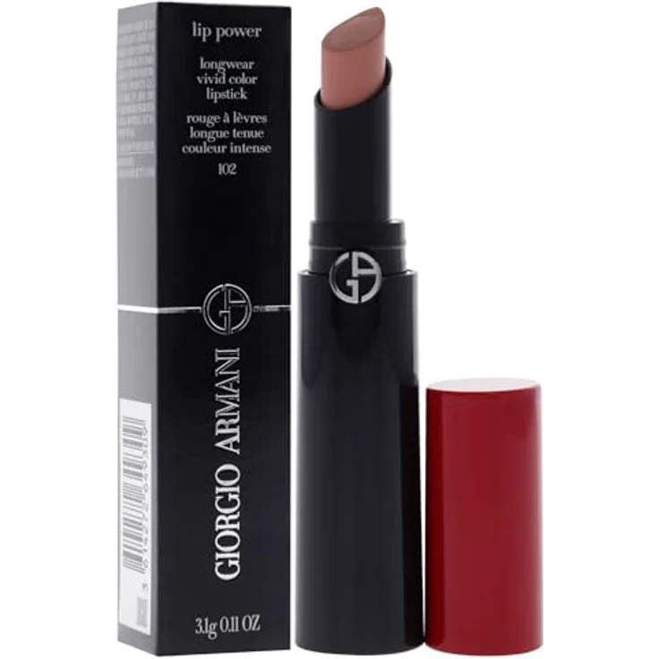 Giorgio Armani Lip Power 102, 3,1 g, Hochpigmentierter Lippenstift – Bild 3